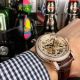 New Copy Franck Muller Round Skeleton Watch Rose Gold Brown Leather Strap (5)_th.jpg
